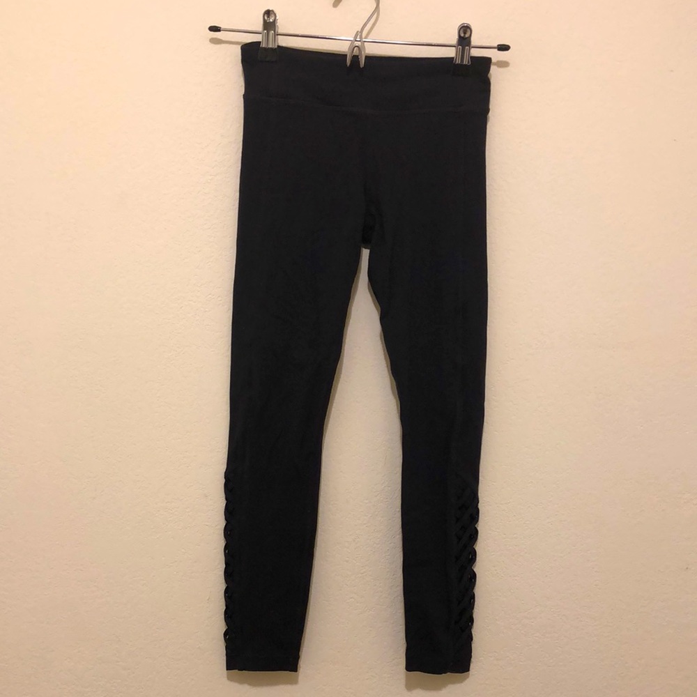 athleta girl black leggings